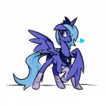 blue_body blue_feathers clothing feathered_wings feathers female feral footwear heart_symbol horn legwear minty quadruped simple_background socks solo standing tail white_background wings friendship_is_magic hasbro my_little_pony mythology princess_luna_(mlp) equid equine mammal mythological_creature mythological_equine winged_unicorn 1:1 hi_res