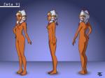 blue_eyes blue_lips breasts butt female front_view head_tails lips not_furry rear_view side_view small_breasts solo standing turnaround offworldtrooper star_wars alien alien_humanoid humanoid togruta model_sheet