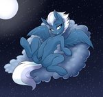 bedroom_eyes cloud female feral lying masturbation moon narrowed_eyes night on_back seductive sky solo spread_legs spreading star vaginal vaginal_masturbation wings ambris friendship_is_magic hasbro my_little_pony mythology night_glider_(mlp) equid equine mammal mythological_creature mythological_equine pegasus digital_media_(artwork) hi_res shaded