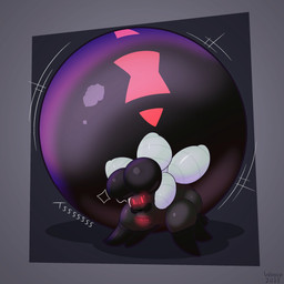 8_legs air_inflation black_background black_body border glistening_abdomen grey_border hyper hyper_abdomen hyper_inflation inflatable inflation motion_lines onomatopoeia shadow simple_background sound_effects text woosp phosphi-4 animate_inanimate arachnid arthropod living_inflatable spider 1:1 2023 artist_name dated hi_res