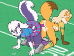 4:3 all_fours american_football animated anthro anus ass_to_ass bottomless breasts butt canid canine cheerleader clothed clothing digital_media_(artwork) dildo dildo_in_pussy dildo_insertion double_dildo duo female female/female flash_conversion flufdustbunny footwear fox genitals interspecies knee_highs knee_socks legwear long_playtime loop mammal masturbation mephitid nipples no_sound panties panties_down partially_clothed penetration prissy_(flufdustbunny) pussy sandra_ren sex sex_toy sex_toy_in_pussy sex_toy_insertion skunk socks sport toying_each_other toying_partner toying_self transparent_dildo transparent_sex_toy under_boob underwear underwear_down vaginal vaginal_masturbation vaginal_penetration webm