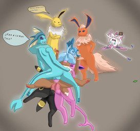 anal anal_penetration annoyed anthro anthro_on_anthro anthro_penetrated anthro_penetrating anthro_penetrating_anthro anthrofied anus balls black_body black_nose blue_body blue_eyes butt chignon covering_anothers_face defined digitigrade double_anal double_handjob double_penetration electrical_hair electrical_mane electricity erection excessive_penetration fantasy feet female female_penetrated filled_to_the_brim fin five_guy from_behind_position fur gem genitals glistening glistening_gem group group_sex handjob head_tuft hidden_face hindpaw holding_arms humanoid_genitalia humanoid_penis humanoid_vulva large_penetration looking_at_another looking_at_viewer looking_back lying male male/female male_group male_penetrating male_penetrating_female mane masturbation multicolored_body on_back only_one_female oral oral_penetration orange_body orange_fur orgasm_face orgy pawpads paws penetration penile penile_penetration penis picture_frame pink_body pink_tail pointy_ears pokemorph pose pouting presenting presenting_hindquarters prick_ears pseudo_hair pseudo_mane purple_eyes quadruped quadruped_to_biped quadruple_penetration rabbit_ears red_gem seal_tail sex simple_background speech_bubble surprised_expression tail tail_held_up text three-quarter_view tuft vaginal vaginal_penetration vulva yellow_body yellow_fur yellow_ring quemelito66xd nintendo pokemon canid canine eevee eeveelution espeon felid feline flareon generation_1_pokemon generation_2_pokemon generation_4_pokemon generation_6_pokemon glaceon jolteon mammal pokemon_(species) sylveon umbreon vaporeon absurd_res hi_res picture_in_picture spanish_text translated