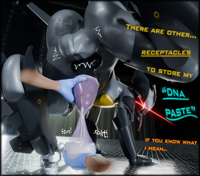 all_fours animal_genitalia animal_penis anthro anthrofied balls bodily_fluids canine_genitalia canine_penis clenching_balls clothing condom cum cumshot cybernetics dialogue disembodied_hand duo ejaculation excessive_cum excessive_genital_fluids filled_condom first_person_view genital_fluids genitals gloves glowing glowing_eyes handjob handwear hiked_leg knot knotted_penis looking_at_viewer machine male offscreen_character onomatopoeia penile penis penis_milking raised_leg retracted_balls sex sexual_barrier_device solo_focus sound_effects text wearing_condom potatotime dododragon56_(modeler) konami metal_gear metal_gear_rising:_revengeance platinumgames blade_wolf canid canine cyborg mammal robot robot_anthro 3d_(artwork) blender_(artwork) digital_media_(artwork) english_text hi_res watermark