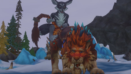 anal anthro anthro_on_feral anthro_penetrating anthro_penetrating_feral bag bestiality blue_eyes blush cumming_in_the_ass detailed_background dragon_islands druid duo feathers feral feral_penetrated fur grey_body grey_fur humping ice knotting looking_at_viewer looking_pleasured magic_user male male/male orange_body orange_fur penetration plant riding saddal_bag sex tree tribal_spellcaster tusk_percing tusks winter blizzard_entertainment warcraft tadwinx valtorin veroxin canid humanoid mammal vulpera hi_res
