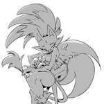 anthro duo female hair hero hug jewelry lifting_partner long_hair male male/female princess royalty smile noideasfornicknames sega sonic_the_hedgehog_(series) blaze_the_cat sonic_the_hedgehog domestic_cat eulipotyphlan felid feline felis hedgehog humanoid mammal monochrome sketch