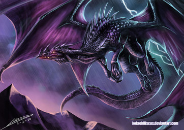 ambiguous_gender black_body black_scales facial_horn feral flying horn mountain nose_horn raining scales solo spikes spikes_(anatomy) tail thunder wings dragolisco mythology dragon mythological_creature mythological_scalie scalie