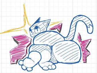 anthro big_butt butt half-closed_eyes huge_butt looking_at_viewer looking_back male narrowed_eyes shortstack shortstack_male smile solo thick_thighs awakecore atlus megami_tensei persona_(series) persona_5 sega morgana_(persona) domestic_cat felid feline felis mammal