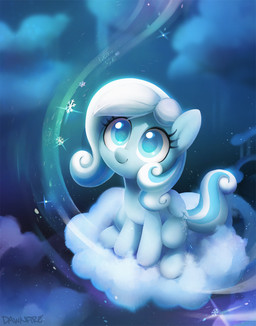 blind blue_body blue_eyes blue_feathers blue_hair cloud cutie_mark disability eyelashes feathered_wings feathers female feral hair hooves looking_up multicolored_hair night nude outside sitting sky smile snowflake solo star starry_sky two_tone_hair wings young young_feral celebi-yoshi hasbro my_little_pony mythology fan_character snowdrop_(character) equid equine mammal mythological_creature mythological_equine pegasus 2018 absurd_res hi_res portrait signature