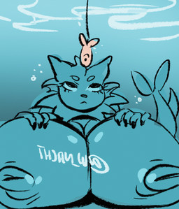anthro big_breasts breasts female hyper nipples nude simple_background solo tail winter_nacht nintendo pokemon eeveelution generation_1_pokemon pokemon_(species) vaporeon animated
