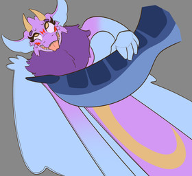 anthro antlers blue_body blue_ears blue_paws blue_wings blush dewlap_(anatomy) dragon_paws duo extreme_size_difference female flattened fluffy fluffy_ears fur horn larger_male male male/female markings micro multicolored_body multicolored_fur pink_body pink_fur purple_body purple_fur romantic romantic_couple size_difference size_play smaller_female stretching stretchy tongue two_tone_body wings yellow_eyes yellow_horn digitalscales mythology drak_(digitalscales) petal_(dapperhedgehog) dragon eastern_dragon fairy_dragon furred_dragon furred_scalie goo_creature lizard mythological_creature mythological_scalie reptile scalie winged_dragon absurd_res hi_res