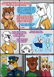 2020 anthro biped clothing collaboration comic detailed_background dialogue english_text eyewear female fur glasses greeting group hair hi_res kammypup_(artist) male mask runt_(artist) shirt speech_bubble standing text topwear