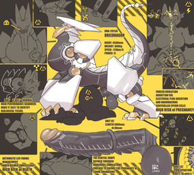 anthro balls bodily_fluids cum doggystyle erection female feral from_behind_position genital_fluids genitals glans humanoid_genitalia humanoid_penis hybrid_genitalia hybrid_penis machine male male/female medial_ring medial_ringed_humanoid_penis medial_ringed_hybrid_penis penetration penis sex tail text tongue tongue_out inukon_geek robot english_text hi_res