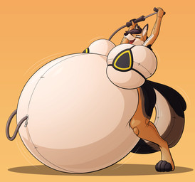 4_toes air_inflation anthro belly belly_expansion bicycle_pump big_belly bra breast_expansion breasts brown_hair brown_nose clothed clothing expansion feet female fingers fur hair hose hose_in_navel hose_inflation huge_belly hyper hyper_belly inflatable inflation multicolored_body multicolored_fur simple_background solo standing tan_background tan_body tan_fur toes underwear s7v8 animate_inanimate canid canine canis coyote living_inflatable mammal 2025 hi_res shaded