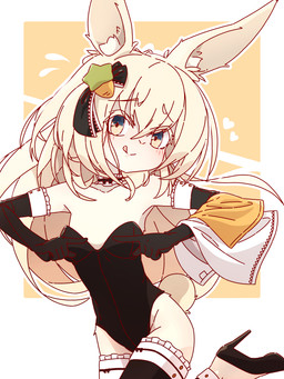 adolescent anthro blush blush_lines clothing female leotard looking_at_viewer solo tail tail_motion tongue tongue_out young aogitsune_jitto lagomorph leporid mammal rabbit 2024 3:4 animated animated_png