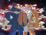 abs avian balls beak biceps big_balls big_muscles big_penis bird blue_body blue_eyes brown_fur canine clothing couple cum cum_string cumshot erection excessive_cum falco_lombardi feathers fox fox_mccloud frottage fur gay giga grin growth hair handjob holding humanoid_penis leaking macro male mammal muscles mutual_masturbation nintendo nipples nude orange_fur orgasm pants pecs penis pose precum presenting sheath smile standing star_fox teeth thick_penis toned vein veiny_penis video_games wfa white_fur white_hair
Rating: Explicit
Score: 7
User: togepi1125
Date: November 06, 2013