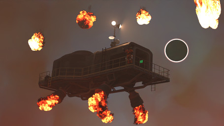 anthro cloud eclipse gesture hand_gesture ladder lights male meteor_shower pointing railing running smoke solo spacecraft spacesuit vehicle softdiamond_(artist) lethal_company softdiamond 16:9 3d_(artwork) blender_(artwork) blender_cycles_(artwork) digital_media_(artwork) hi_res widescreen
