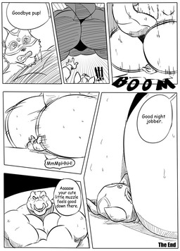 anthro big_butt butt butt_crush butt_crushing defeat facesitting facial_hair facial_piercing goatee grinding huge_butt jobber male mask masked_face moobs muffled_speech muscular muscular_anthro muscular_male nose_piercing nose_ring pecs piercing ring_piercing sadism sadistic_smile sitting sitting_on_another speech_bubble sports_mask sportswear text unconscious wrestling_clothing wrestling_mask wrestling_outfit reagan700 masked_wolf_(crytus) oomer_(houndgrey) canid canine canis kaiju mammal monster reptile scalie wolf 2017 black_and_white comic english_text hi_res monochrome