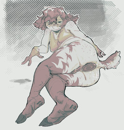 anal anal_penetration anus balls blush bra butt buttplug buttplug_in_ass buttplug_insertion clothing colored_nails freckled_butt freckled_face freckled_shoulders freckles genitals gynomorph hair hooves intersex medium_hair multicolored_body nails object_in_ass penetration perineum pink_hair plug_(sex_toy) plug_insertion presenting raised_tail sex_toy sex_toy_in_ass sex_toy_insertion solo sports_bra tail underwear wide_hips yellow_bra yellow_clothing yellow_underwear katabanyasis henriette_(phimeirai) humanoid satyr colored_sketch sketch