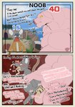 5_fingers anal anal_penetration anthro anthro_on_anthro anthro_penetrated anthro_penetrating anthro_penetrating_anthro axe balls blush bodily_fluids bottomless bottomless_male clothed clothing cum cum_from_mouth cum_from_nose cum_in_ass cum_in_mouth cum_in_nose cum_inside cum_while_penetrated dialogue duo embarrassed erection feet fingers fist forced fur genital_fluids genitals gloves grey_body grey_fur handwear holding_axe holding_knife holding_object humanoid_genitalia humanoid_penis knife level_difference looking_pleasured male male/male male_penetrated male_penetrating male_penetrating_male male_raped mind_control moobs nipples nude_male pawpads penetration penis rape red_scarf scarf serious sex side_view snot speech_bubble tail tears text toes topwear worried yellow_eyes haizuru instant_loss_2koma domestic_pig mammal mouse murid murine rodent suid suine sus_(pig) 2024 absurd_res comic english_text hi_res