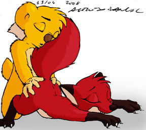 <3 all_fours anal anthro anthro_on_feral bestiality blush butt butt_grab canine couple cute david_siegl doggystyle female feral fox from_behind fur happy happy_sex hugo interspecies jungledyret_hugo koala male mammal marsupial orange_fur orgasm penetration rita_(jungledyret) scratching sex straight white_claws yellow_fur
Rating: Explicit
Score: 8
User: TheTrueLiamay
Date: March 22, 2014