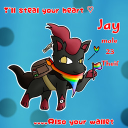 backpack black_body black_fur cheek_tuft chest_tuft facial_tuft feral fur holidays lgbt_pride mane red_body red_fur scarf tail text tuft valentine's_day_card yellow_eyes swoopyswoop 2024_pokemon_gigaleak beta_pokemon_games nintendo pokemon pokemon_black_and_white_beta pokemon_mystery_dungeon spike_chunsoft valentine's_day jay_(swoopyswoop) beta_pokemon_(species) beta_zorua mammal pokemon_(species) 1:1 hi_res
