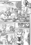 anthro canid canine comic female greyscale hi_res male male/female mammal mikaduki_karasu monochrome souiu_otoshigoro tail