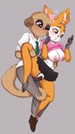 absurd_res aggretsuko antelope anthro arms_bent bent_legs bovid breasts cellphone chief_komiya clothed clothing clothing_aside duo electronics female female_penetrated forearms gazelle genitals hand_on_another's_waist hand_on_leg hand_on_thigh heart_eyes heart_symbol herpestid hi_res leg_grab male male/female male_penetrating male_penetrating_female mammal meerkat nipples one_eye_closed one_leg_up panties panties_aside partially_clothed pastellbits penetration penile penile_penetration penis penis_in_pussy phone raised_hand raised_leg raised_leg_grab reverse_dancer_position romantic romantic_couple sanrio sex simple_background tail_on_leg thigh_grab thomson's_gazelle tongue true_antelope tsunoda_(aggretsuko) tucked_arms underwear underwear_aside vaginal vaginal_penetration waist_grab wink wrist_under_leg