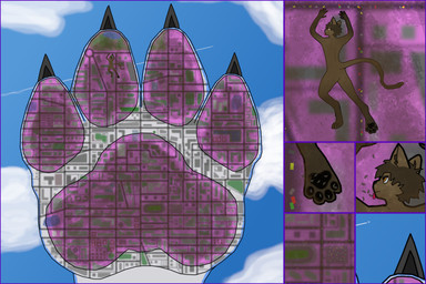 aircraft anthro black_claws blue_body blue_fur border brown_body brown_fur building building_destruction car city claws crowd crush destruction dirty dirty_feet duo feet flattened foot_fetish foot_lick foot_play footprint fur group lake licking macro male male/male mega micro moostard multilevel_macro pawpads paws pink_pawpads plant purple_border road size_difference smaller_human soles tongue tree underfoot vehicle szneqz_(artist) szneqz canid canine canis domestic_cat felid feline felis human mammal wolf 3:2 hi_res