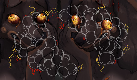agony ambiguous_gender anthro black_body black_fur blood bodily_fluids clenched_teeth crying eyes_popping_out floppy_ears fluffy fluffy_ears food frenzy_flame fruit fur furless_breasts gore grape mutilation plant self_mutilation solo swollen_eyes tawny_fur tears teeth nchprous elden_ring fromsoftware angel_shadow canid canine canis dachshund domestic_dog hunting_dog long-haired_dachshund mammal absurd_res hi_res