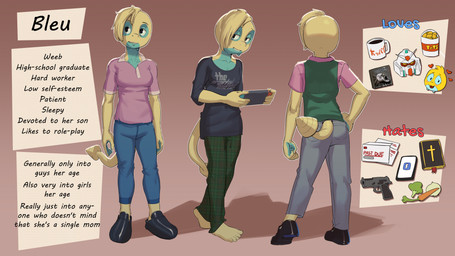 anthro anthrofied barefoot bible_(object) biped broccoli carrot clothed clothing feet female food gaming gun humanoid_feet plant plantigrade pokemorph ranged_weapon solo tail text vegetable weapon apis_(artist) nintendo nintendo_switch pokemon bleu_bencivenni caprino_bencivenni dunsparce generation_2_pokemon pokemon_(species) 16:9 english_text hi_res model_sheet widescreen