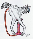 2013 anthro balloon bent_over butt equine eyes_closed female hose inflation mammal nude petitzhu plain_background presenting presenting_hindquarters solo standing traditional_media white_background zebra
Rating: Explicit
Score: 9
User: 5neldar
Date: January 14, 2014