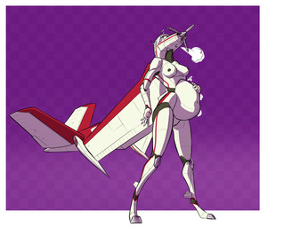 aircraft airplane anthro belly big_belly breath dark_nipples female hand_on_belly machine navel red_body solo stuffing vehicle white_body top_kek_m9 beechcraft beechcraft_bonanza simone_(panzerschreckleopard) aeromorph living_aircraft living_machine living_vehicle 2024 hi_res