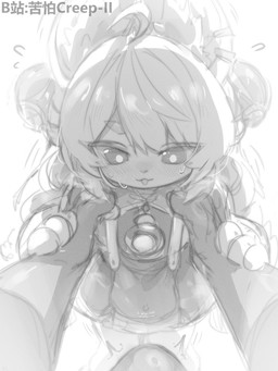 ahoge anthro blush braided_hair bulge clothing dress ear_piercing eyebrows female female_anthro first_person_view fur hair inner_ear_fluff loli long_hair looking_at_viewer nervous piercing pigtails pupils simple_background size_difference smaller_female smile solo thick_eyebrows tuft twin_braids young young_anthro young_female kupa_(artist) mihoyo zenless_zone_zero zhao_(zenless_zone_zero) lagomorph leporid mammal rabbit thiren 2025 3:4 digital_media_(artwork) hi_res monochrome adult_(lore)