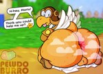 anthro anus balls big_butt boots butt butt_focus clothing day dialogue eyewear footwear gaping gaping_anus genitals goggles kneeling looking_back mail mailbag male musk one_eye_closed outside rear_view shoes tail text thick_thighs tongue tongue_out white_wings wings pelnsfw mario_bros nintendo paper_mario parakarry koopa koopa_paratroopa koopa_troopa reptile scalie turtle 2024 absurd_res digital_drawing_(artwork) digital_media_(artwork) english_text hi_res signature