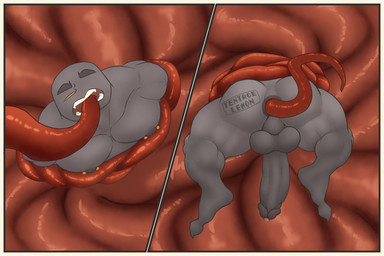 all_the_way_through anal anal_penetration anus balls big_balls big_butt big_penis butt deep_throat forced genitals grey_body grey_skin male neck_bulge nude oral oral_penetration penetration penis rape sex solo tentacle_in_ass tentacle_in_mouth tentacle_penetration tentacle_rape tentacle_sex tentacles threaded_by_tentacle lemonismonster fan_character greyton humanoid monster 3:2 absurd_res hi_res