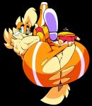 anthro big_butt butt clothing female outdated_model pubes solo torn_clothing vimhomeless super_planet_dolan alpha_garza_(vimhomeless) canid canine canis domestic_dog mammal 2016 alpha_channel hi_res