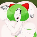 1:1 2024 3barts 4_fingers absurd_res big_breasts big_butt breasts bubble_butt butt clothing collar curvy_figure dialogue digital_drawing_(artwork) digital_media_(artwork) dress duo english_text eyelashes eyes_closed female female/female fingers gardevoir generation_3_pokemon green_hair hair hi_res huge_breasts huge_butt huge_thighs humanoid kirlia mary_(3barts) motion_lines nintendo open_mouth open_smile pokemon pokemon_(species) resting short_hair simple_background smile spiked_collar spikes squish text thick_thighs thigh_squish vanessa_(3barts) white_body white_skin wide_hips