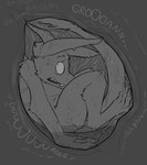 ambiguous_gender anthro anthro_prey bodily_fluids digestion_noises heartbeat imminent_digestion inside_stomach internal solo stomach_acid unseen_pred vore koboldpreydrive morgan_(koboldpreydrive) kobold scalie monochrome