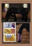 animal_genitalia animal_penis anthro armwear balls bandai_namco belly black_body black_fur black_hair black_sclera bodily_fluids breast_fondling breast_grab breast_play breasts bridal_gauntlets canid canine chest_tuft claws clitoris clothing comic digimon digimon_(species) duo elbow_gloves equid equine equine_genitalia equine_penis erection eyes_closed female feral flaccid fondling fur genital_fluids genitals gloves hair half-erect hand_on_breast handwear heart_symbol hooves horse male male/female mammal masturbation nipples nude penis pussy renamon shirekhan tuft vaginal vaginal_fluids vaginal_masturbation white_belly white_body white_fur yellow_body yellow_fur