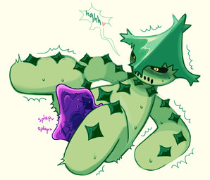 blush bodily_fluids cactus clitoris cum duo female from_front_position genital_fluids genitals intersex intersex/female leg_markings lying markings missionary_position on_back plant sex shaking slime smile sound_effects spikes spikes_(anatomy) spread_legs spreading sweat text translucent translucent_body tremble_lines trembling vulva nintendo pokemon cacturne ditto_(pokemon) elemental_creature elemental_humanoid flora_fauna generation_1_pokemon generation_3_pokemon goo_creature humanoid plant_humanoid pokemon_(species)