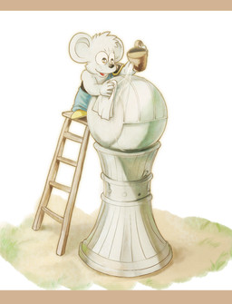anthro biped black_nose chess cleaning clothed clothing fur grey_body grey_fur humanoid_hands solo water momomongamon dragon_quest dragon_quest:_the_adventure_of_dai square_enix chiu hym_(dragon_quest) mammal mouse murid murine rodent 2015 letterbox