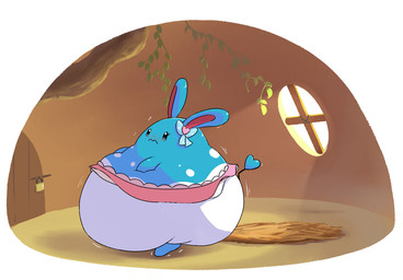 belly belly_expansion big_belly bladder_bulge bladder_inflation blue_body bottomwear bow_(feature) bow_accessory bow_ribbon clothing door expansion hand_on_belly hand_on_own_belly heart_tail huge_belly hyper_omorashi inflation inside leaf lock locked_in long_ears markings omorashi plant red_inner_ear shaking skirt tail trembling underwear vines white_body window selphy6 nintendo pokemon pokemon_mystery_dungeon spike_chunsoft azumarill generation_2_pokemon pokemon_(species) 2023