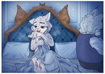 3_toes 4_fingers after_sex age_difference anthro bed blood blush bodily_fluids border clothed clothed/nude clothed_male clothing duo feet fingers fur furniture grey_body grey_fur licking lightened_soles male male/male mature_anthro mature_male nude nude_anthro nude_male older_anthro older_male pawpads pink_pawpads self_lick soles toes tongue white_body white_border white_fur wounded yellow_eyes younger_anthro younger_male kinomorik disney zootopia milton_lynxley pawbert_lynxley canada_lynx felid feline lynx mammal hi_res father_(lore) father_and_child_(lore) father_and_son_(lore) incest_(lore) parent_(lore) parent_and_child_(lore) parent_and_son_(lore) son_(lore)