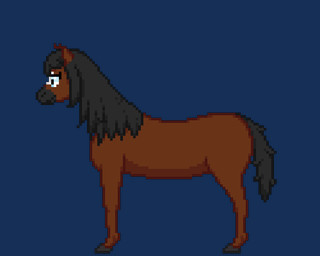 belly big_belly black_hair black_tail brown_body digestion feral feral_pred hair neck_bulge oral_vore struggling struggling_prey swallowing tail vore egorrus37 equid equine horse mammal 2023 5:4 animated animated_gif digital_media_(artwork) long_playtime pixel_(artwork) pixel_animation