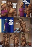 alcohol anthro beer beverage casual_nudity clothed clothed/nude clothed_male clothing comic dialogue duo english_text father_(lore) father_and_child_(lore) father_and_son_(lore) fully_clothed genitals hi_res hyena hyena_father_(pickles-hyena) male male/male mammal nude parent_(lore) parent_and_child_(lore) parent_and_son_(lore) penis percy_(pickles-hyena) pickles-hyena son_(lore) speech_bubble striped_hyena text