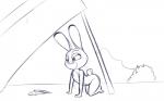 16:10 anthro box canid canine container disney duo female fox gokhan16 half-closed_eyes hidden inner_ear_fluff judy_hopps kneeling lagomorph leporid long_ears male male/female mammal monochrome narrowed_eyes nick_wilde nude plant rabbit rope shrub stick tongue tongue_out tuft widescreen zootopia