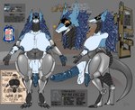 anthro armor aroused balls bed big_breasts big_penis blood blue_blood blue_body blue_flesh blue_fur blue_nipples blue_penis bodily_fluids breasts colored_blood cosmic_hair cybernetics digitigrade erection ethereal_hair fantasy_weapon flaccid foreskin fur furniture genitals gynomorph heart_symbol huge_penis humanoid_genitalia humanoid_penis hybrid_genitalia hybrid_penis hyper hyper_genitalia hyper_penis intersex machine mane medial_ring medial_ringed_humanoid_penis medial_ringed_hybrid_penis nipples non-mammal_balls non-mammal_breasts non-mammal_nipples partially_retracted_foreskin penis planet poster ranged_weapon retracted_foreskin slightly_chubby slightly_chubby_gynomorph slightly_chubby_intersex solo space spacecraft spaceship_interior tail text unconvincing_armor unusual_blood unusual_bodily_fluids vehicle vein veiny_balls veiny_penis visor weapon gnull cyrin_alioth cyborg sergal absurd_res english_text hi_res model_sheet