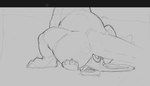 big_butt butt butt_grab claws duo facesitting feral fur hand_on_butt lying male male/male on_back rear_view scales sitting_on_another tail thick_thighs three-quarter_view sushiamazing nintendo pokemon vappy_(sushiamazing) eeveelution generation_1_pokemon generation_2_pokemon pokemon_(species) umbreon vaporeon 2024 digital_media_(artwork) guide_lines monochrome sketch