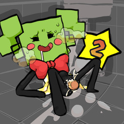 abdominal_bulge black_body blush bodily_fluids bow_tie chibi clothed clothing cum cum_inside disembodied_penis dress drooling duo embarrassed featureless_feet featureless_hands featureless_limbs feet female genital_fluids genitals looking_pleasured lying male male/female not_furry on_back open_mouth open_smile penetration penis raised_clothing raised_dress saliva smile steam tile vaginal vaginal_penetration vulva unknown_artist mario_bros nintendo paper_mario mimi_(paper_mario) humanoid 1:1 hi_res