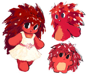 anthro chibi clothed clothing dress female quills_(anatomy) simple_background solo white_background petday happy_tree_friends flaky_(htf) mammal porcupine rodent absurd_res hi_res